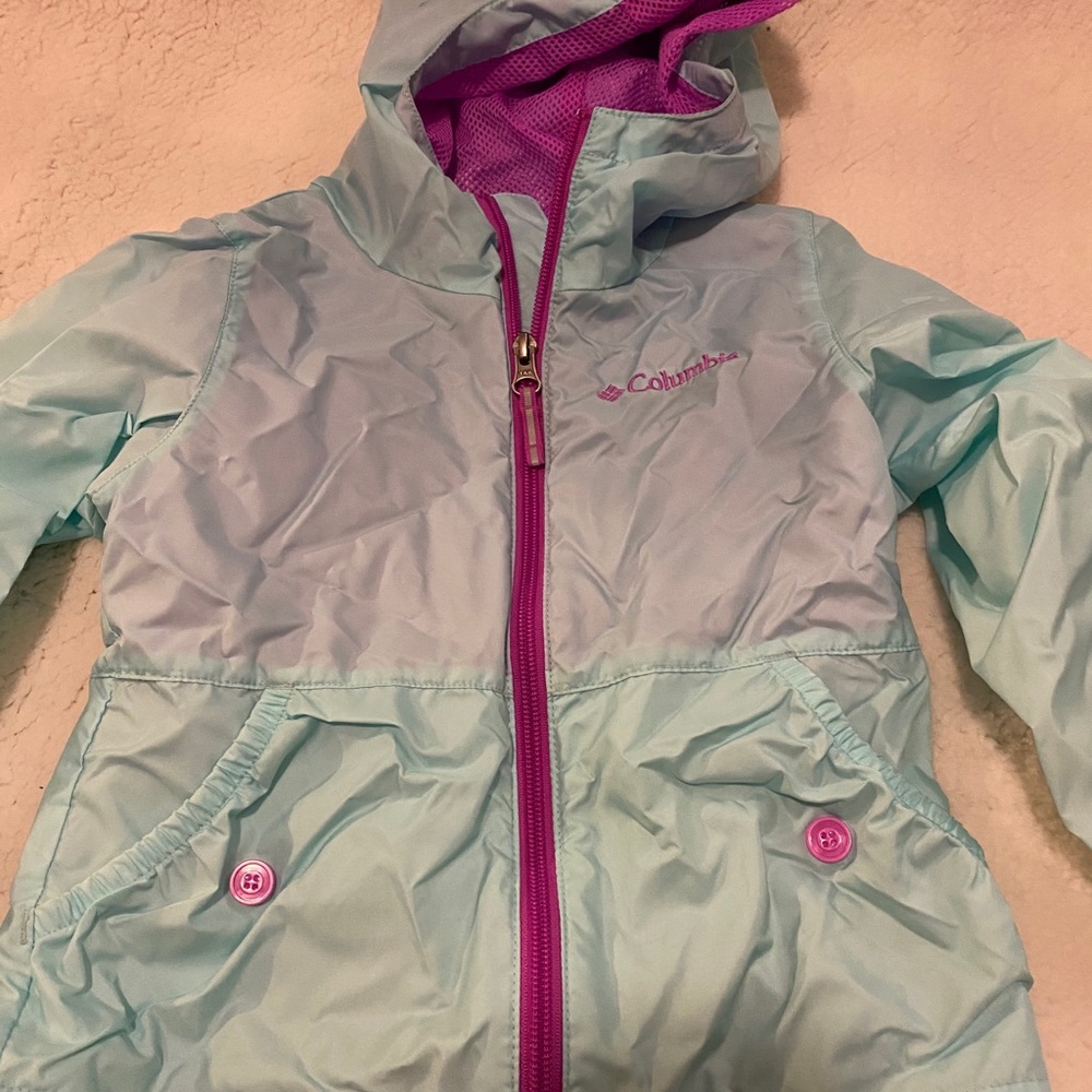 Girls Columbia wind jacket